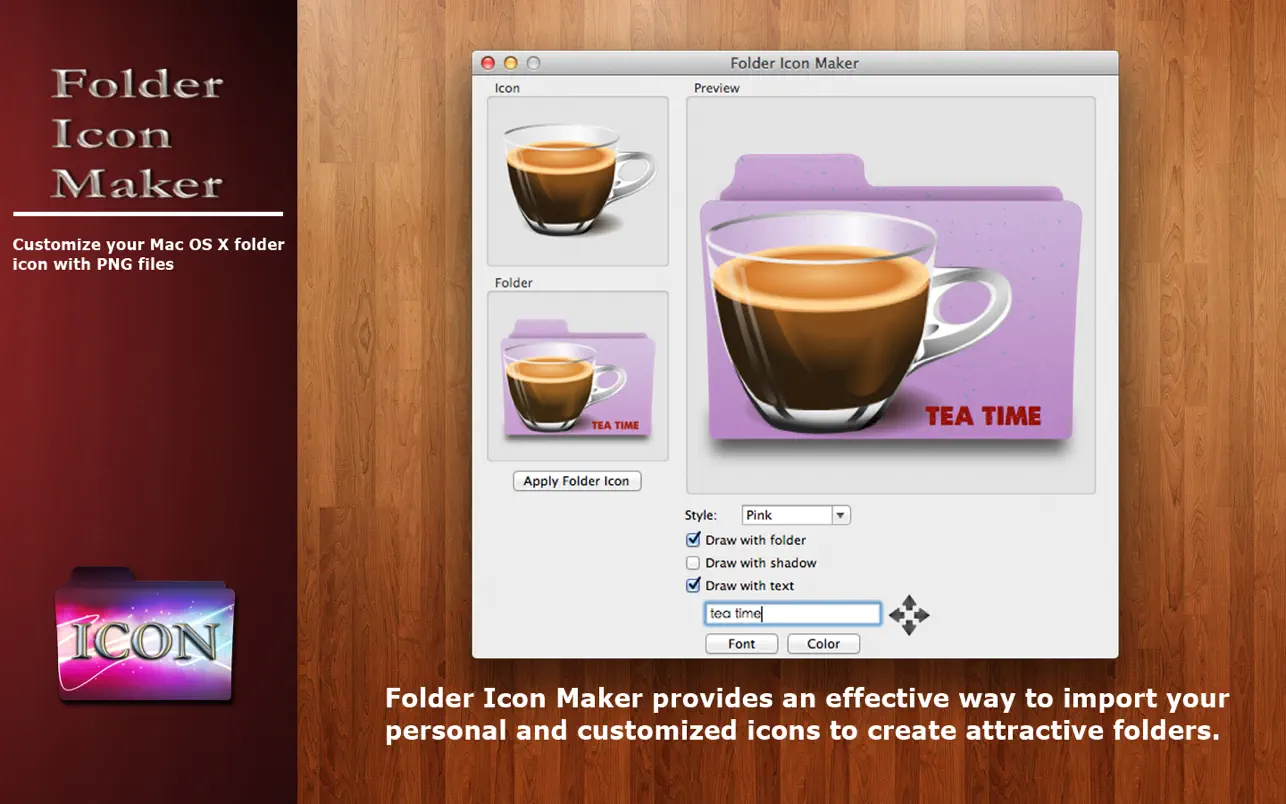 Folder Icon Maker v1.6 Mac个性文件夹图标