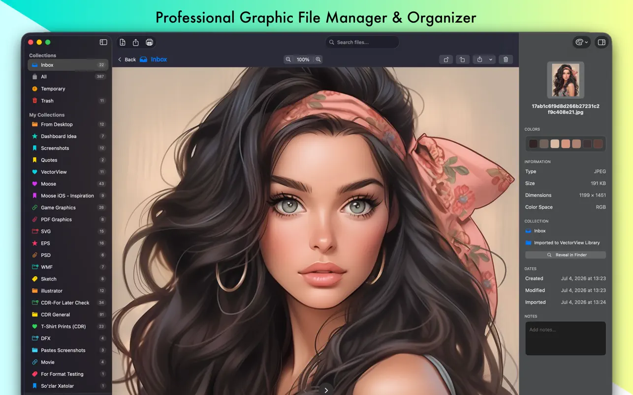 VectorView v4.2.2 Mac专业图形文件查看与管理工具