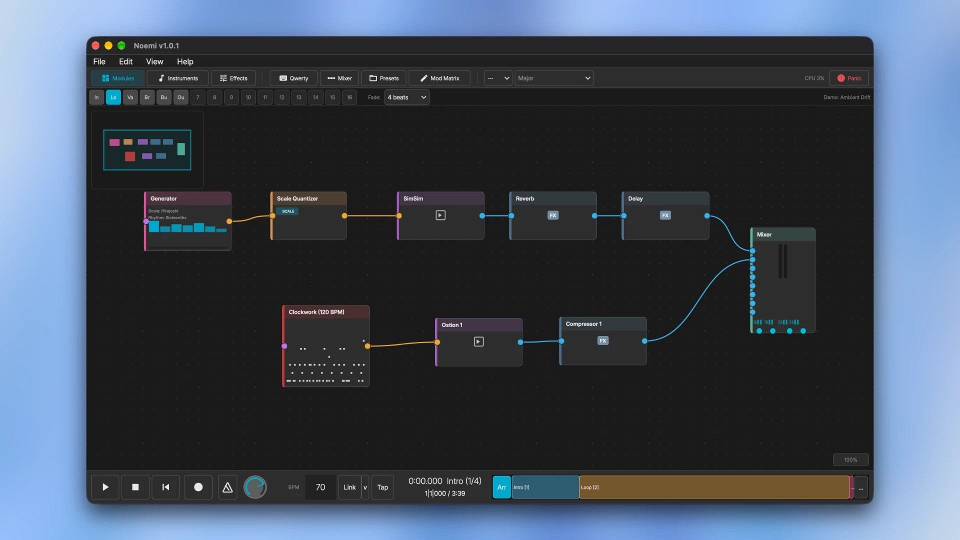 Tweakbench Noemi v1.0.1 Mac DAW线性编曲
