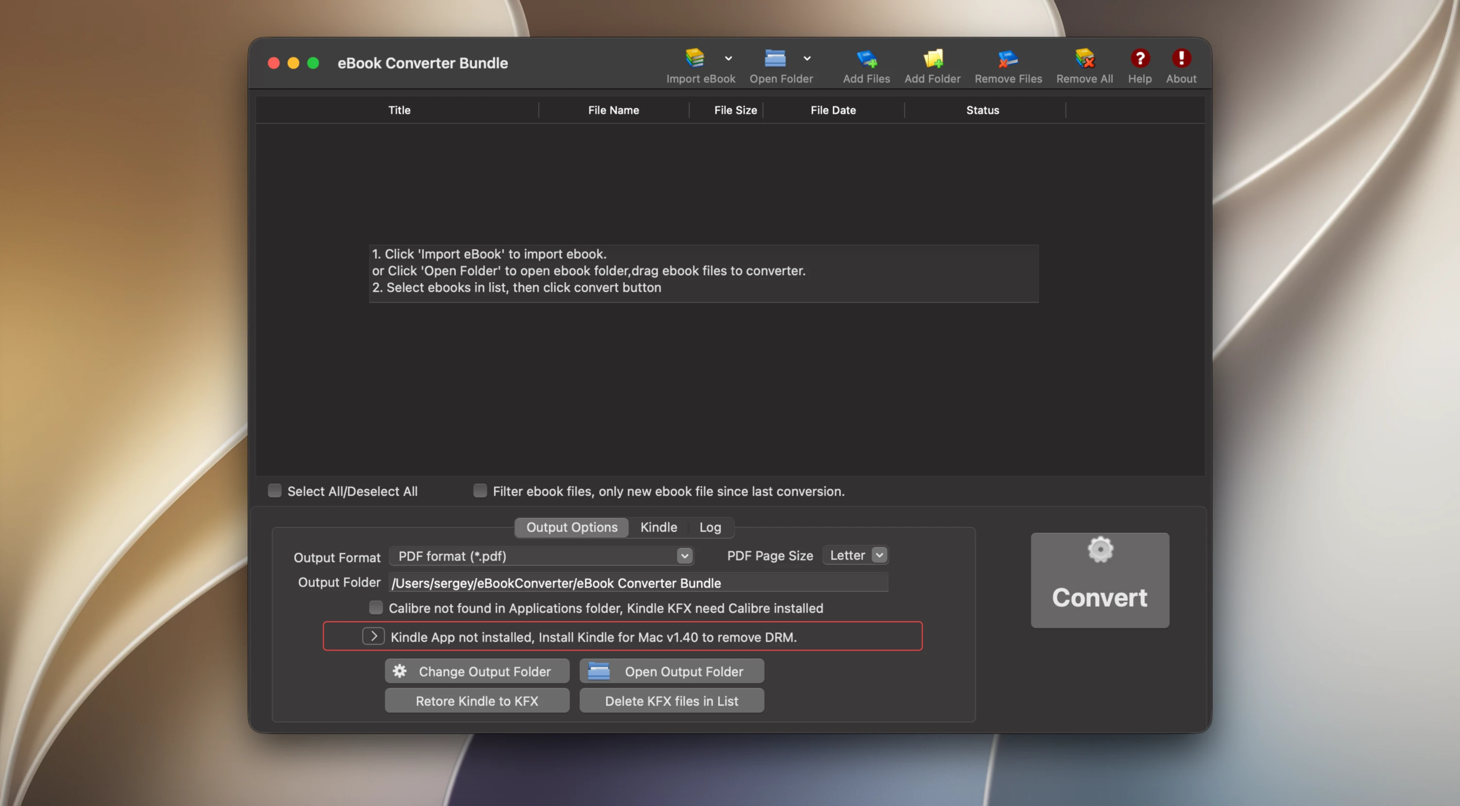 eBook Converter Bundle v3.25.10120(300) Mac电子书格式转换工具