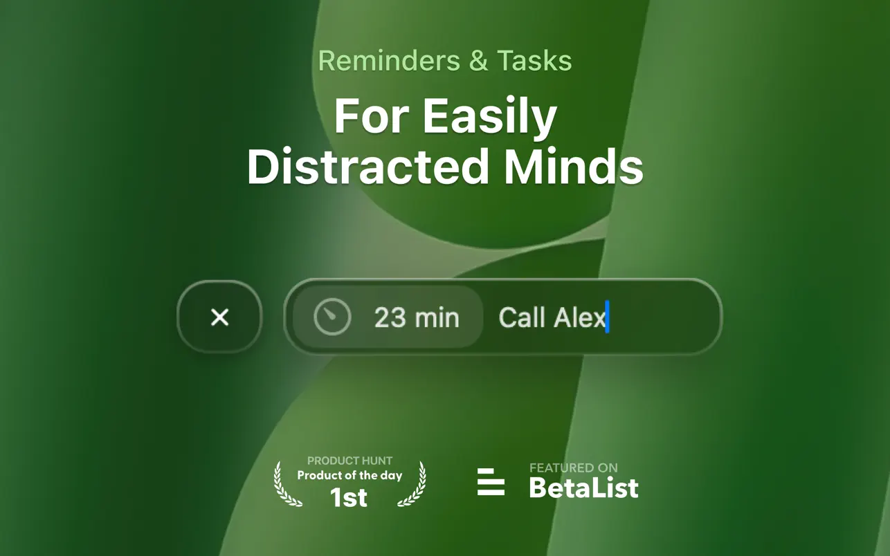 DeskMinder v2.1.1 Mac提醒与任务管理工具